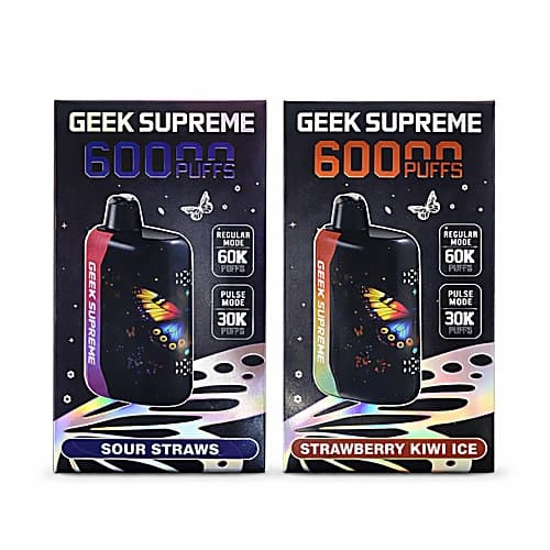 Geek Supreme 60000 — 5% | 60K Puffs | Many Flavors