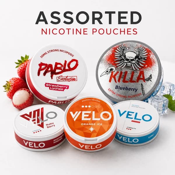 Nicotine Pouches — Velo, Pablo, Killa