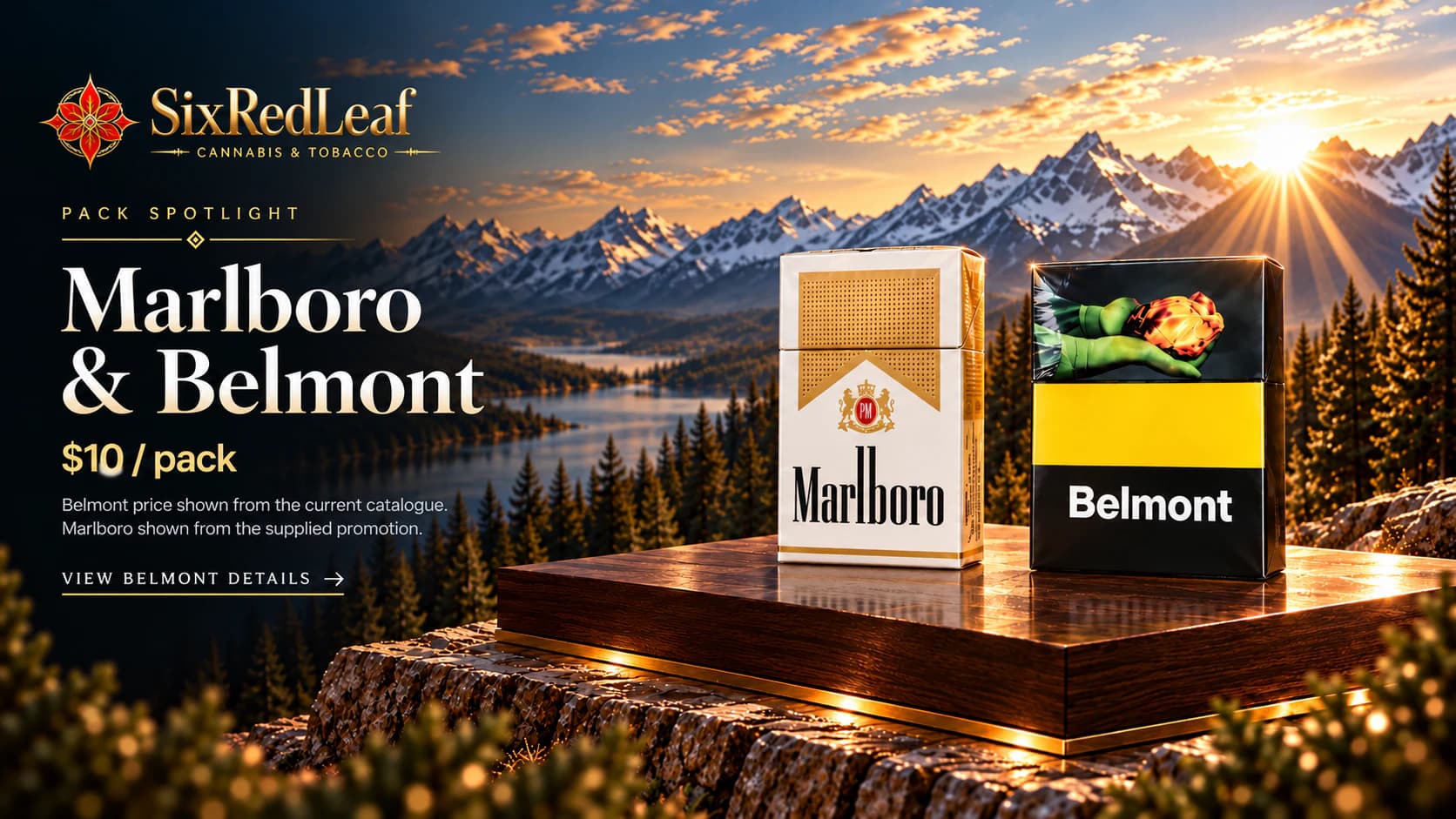 SixRedLeaf Marlboro and Belmont pack spotlight